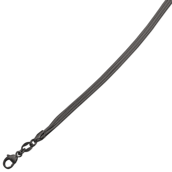 Sølv halskæde oxyderet 3 slangekæder Kæden er oxyderet sølv i længde 42 cm.