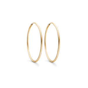 Hoops i ægte guld 