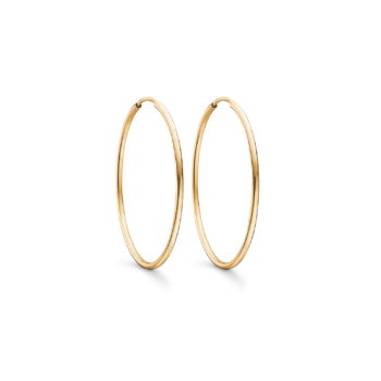 Hoops i ægte guld