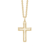 Guld kors halskæde