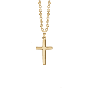 Kors halskæde i guld 14 karat