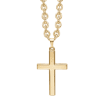 Guld kors halskæde