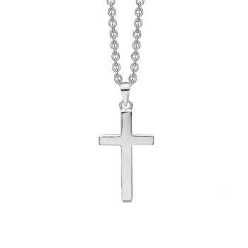 kors halskæde sølv