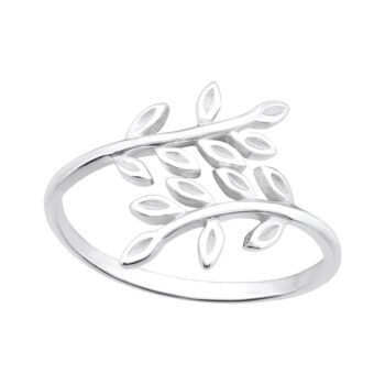 Forgrenet-soelv-ring