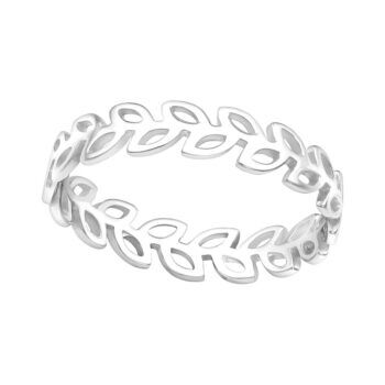 Leaf-soelv-ring