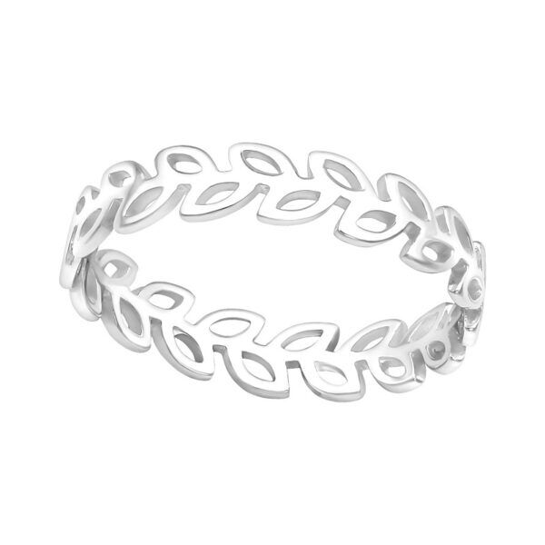 Leaf-soelv-ring