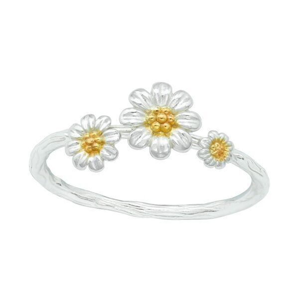 Marguerit-soelv-ring