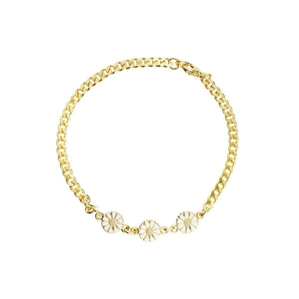 Lund Copenhagen Marguerit panser Armbånd 7,5mm