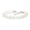 Perlearmbånd med runde perler FARW685-B-1