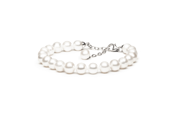 Perlearmbånd med runde perler FARW685-B-1