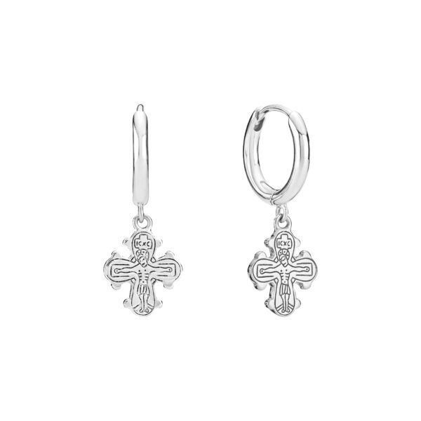 Lund Copenhagen Dagmarkors Creoler i sølv 925 sterling. Ø11mm