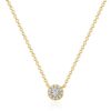 Diamant halskæde i 18 karat guld