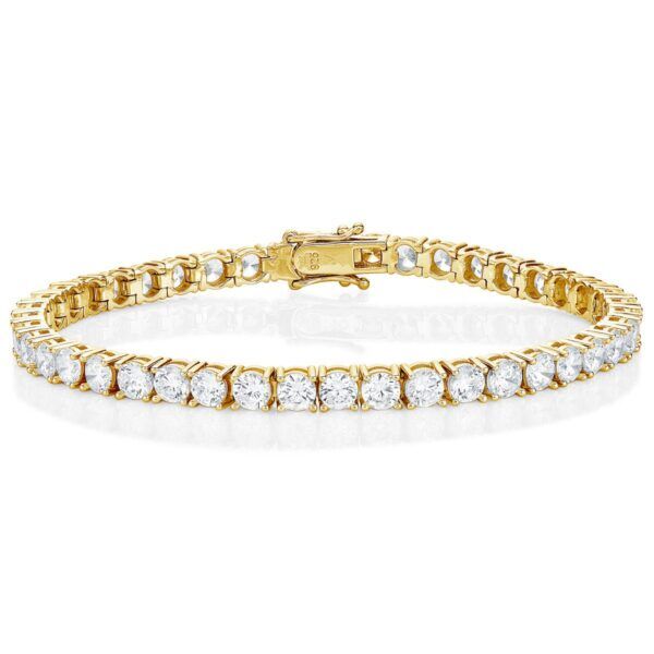tennisarmbånd guld