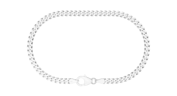solid sølv panser armbånd til mænd