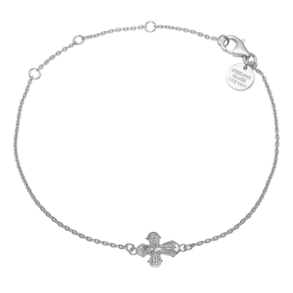 Dagmar kors armbånd sølv 