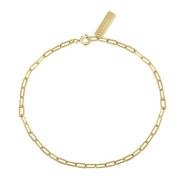 Nava Copenhagen kæde armbånd - Cure Armbånd - Forgyldt