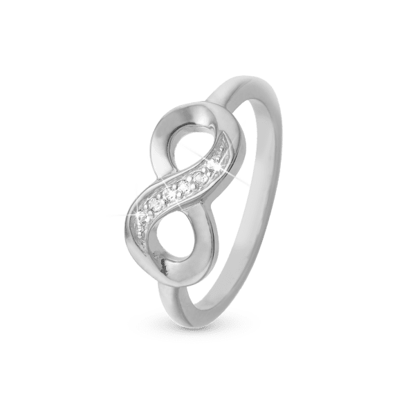 Christina sølv ring evigheds / infinity motiv - Eternity