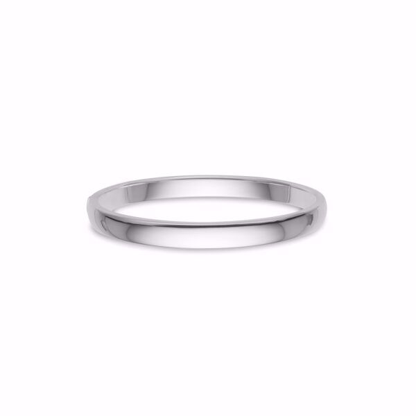 Sølv armring blank 7mm bred Mulighed for indgravering