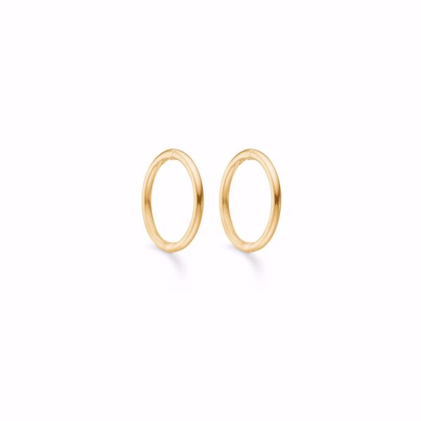 Guld klik creol 8kt. 12mm