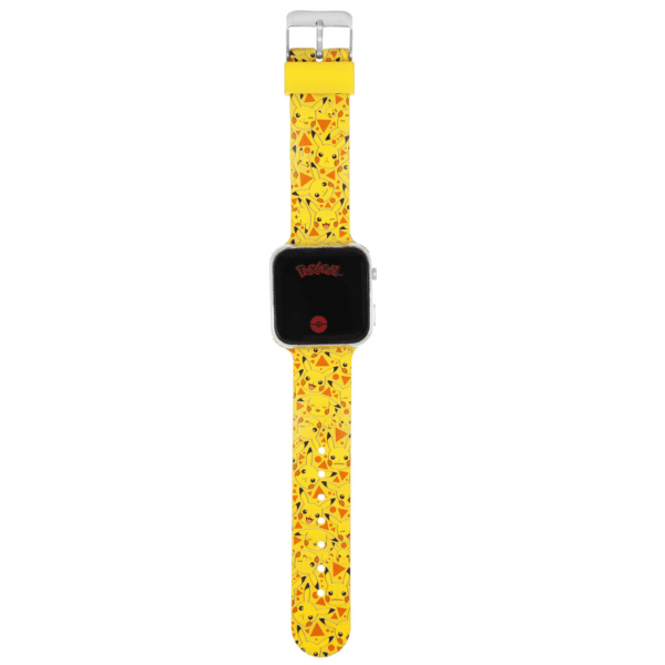 Disney Pikachu LED ur i gul - Børneur