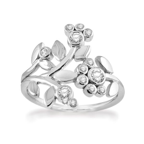 Rabinovich - Ring Adorable Lace Sterlingsølv og Zirkonia Design
