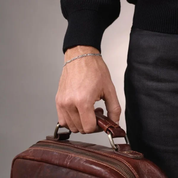 figaro sølv armbånd
