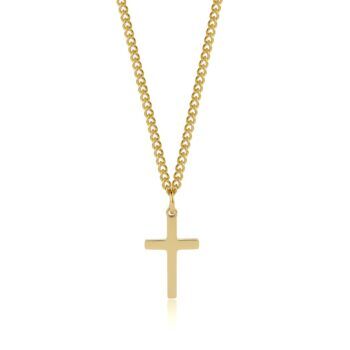 10x15 guld kors til mænd