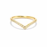 Copenhagen smykker Chevron vandfast ring