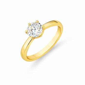 Solitair ring fra copenhagen smykker