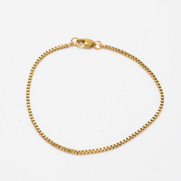 Vandfast Venezia - 18 karat vandfast stål armbånd 1,5 mm (Venezia) til Mænd - 18, 19 & 21 cm