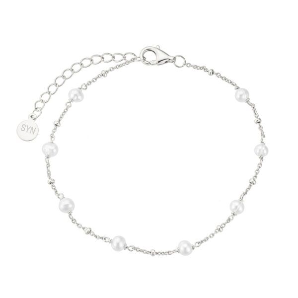 Copenhagen smykker - Armbånd i sølv med ferskvandsperler