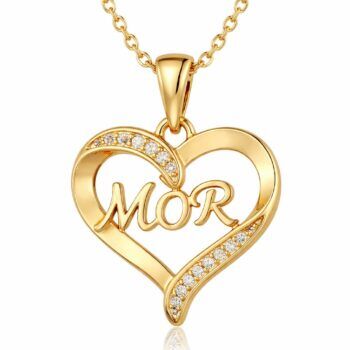 mor hjerte 18 karat fogyldt