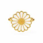 CPHS marguerit ring forgyldt