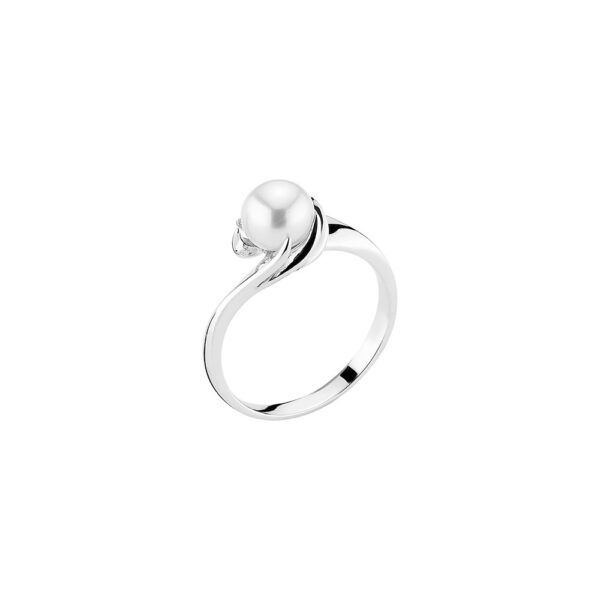 Sølv ring med kulturperle 7-7,5mm 925