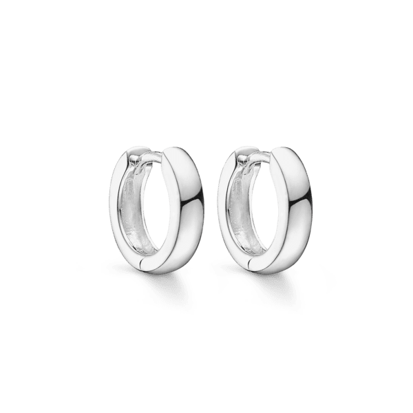 Sølv Creol øreringe. 3 x 12 mm.