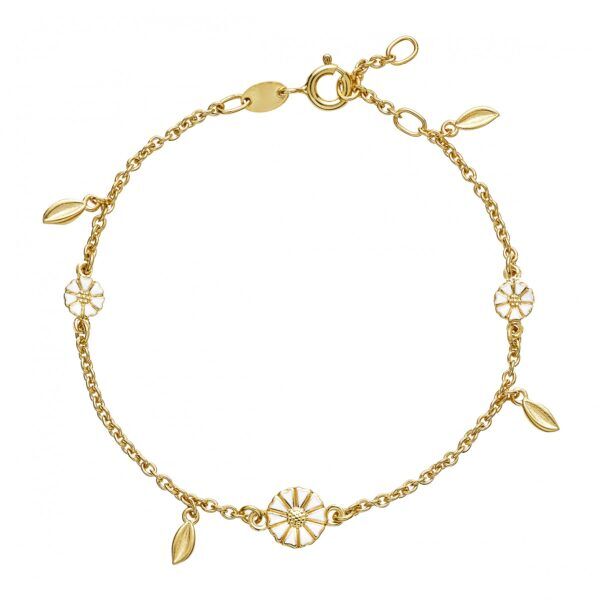 Lund Copenhagen Marguerit Armbånd arm 7,5+5 mm 17-19 fg925 Mulighed for indgravering