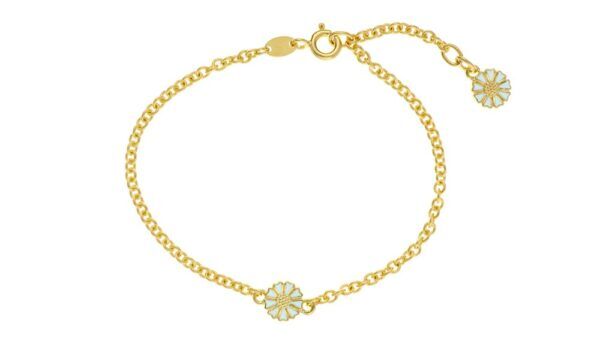 Lund Copenhagen Marguerit Armbånd fg. duo 7,5mm 925