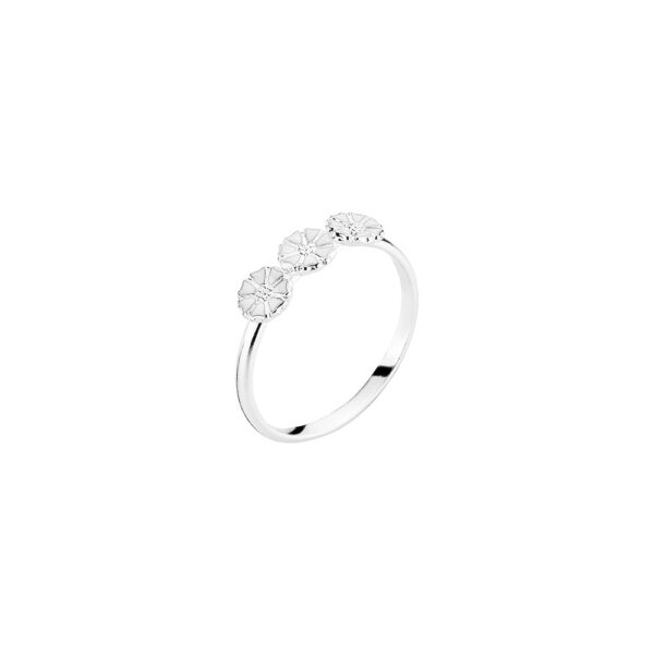 Lund Copenhagen Marguerit ring i sølv 3x5mm