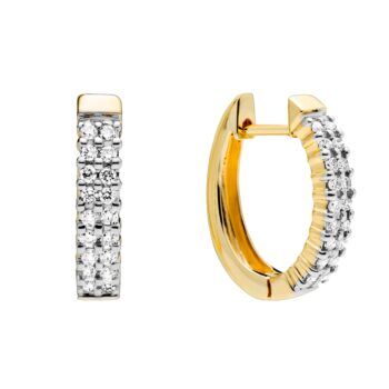 Diamant hoops / creoler