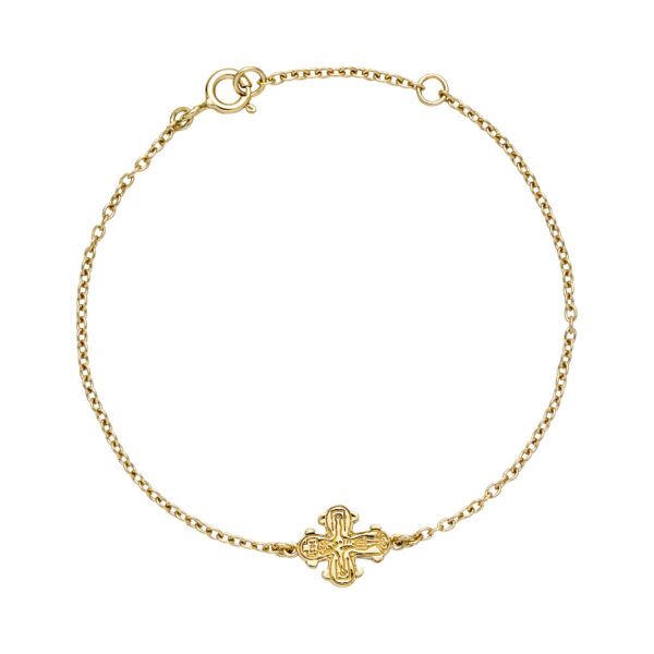 Lund Copenhagen Dagmarkors armbånd 24 karat forgyldt. 14-16 cm