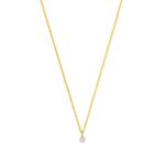 diamant halskæde guld