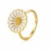 CPHS marguerit ring 18 karat forgyldt