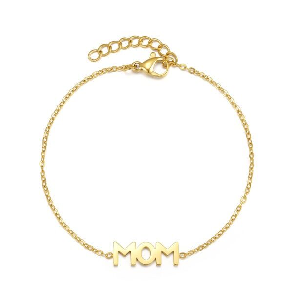 Copenhagen Smykker MOM / MOR Vandfast Armbånd belagt med 18 karat guld (PVD)