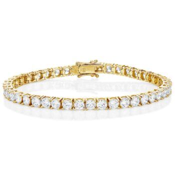 tennisarmbånd guld
